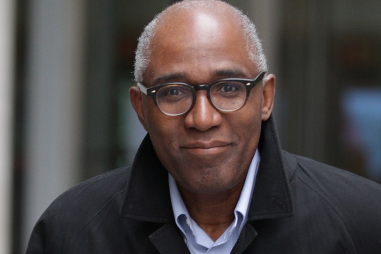 LONDON, ENGLAND - JANUARY 04: Trevor Phillips sighting at the BBC on January 4, 2015 in London, England. [Simon James/GC Images via Getty]