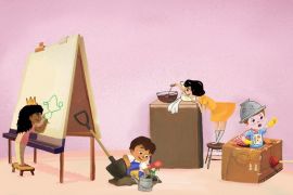 Homeschooling illustration