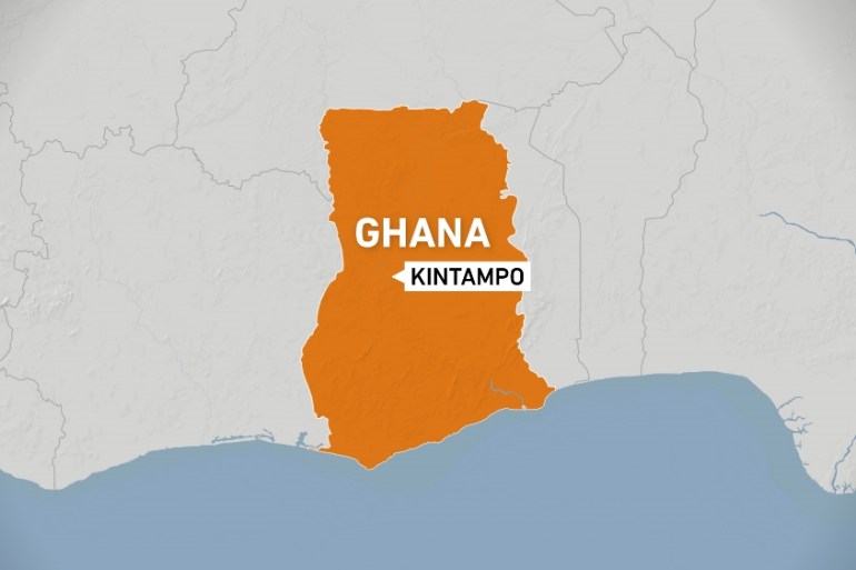 Kintampo Ghana Map