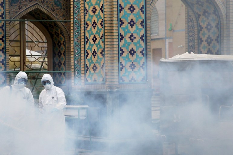 Coronavirus outbreak, in Mashhad, Iran