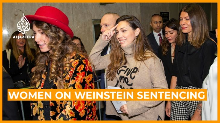 ''I feel joyous'': Women on Weinstein sentencing