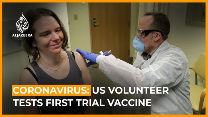Coronavirus: first person injected with trial vaccine