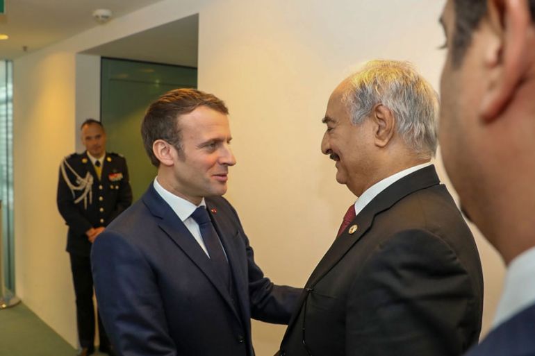 Haftar and Macron