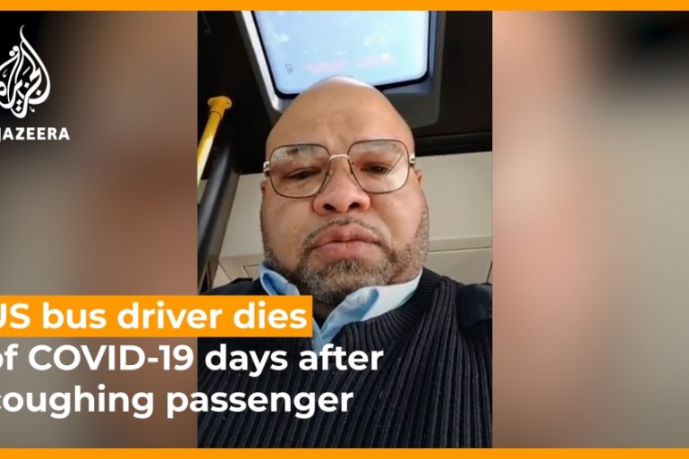 US bus driver dies of COVID-19 days after coughing passenger