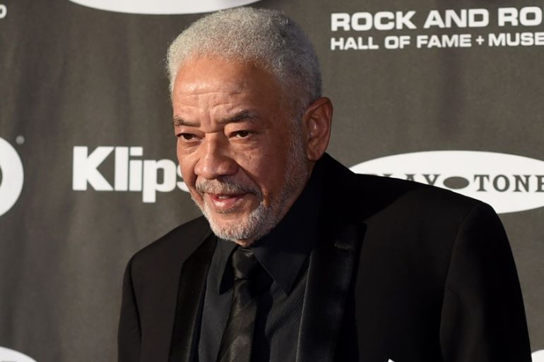 Inductee Bill Withers arrives ahead of the 2015 Rock and Roll Hall of Fame Induction