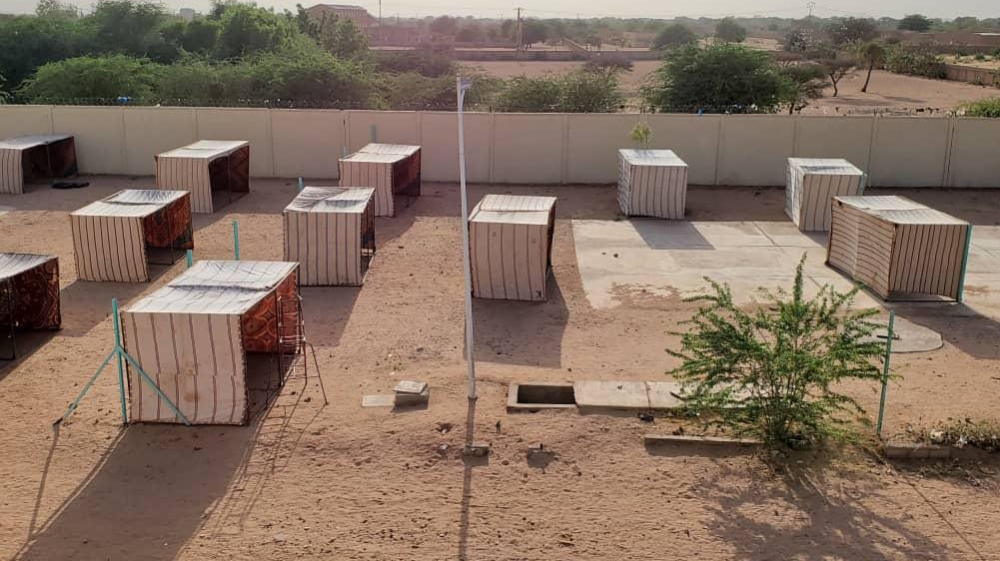 The new quarantine center set up in Agadez by IOM, for people returning from Libya [Courtesy: IOM Niger]