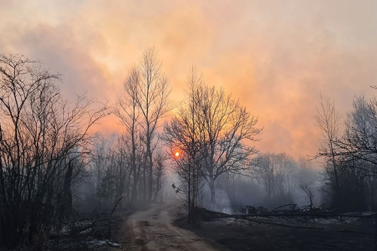 Firefighters continue to battle Chernobyl fire