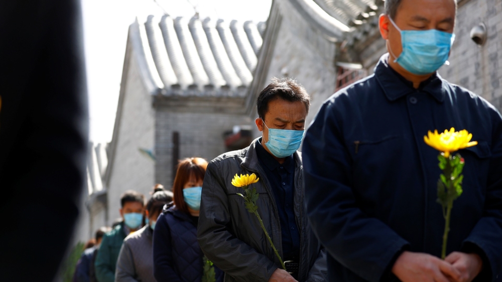 China mourn coronavirus