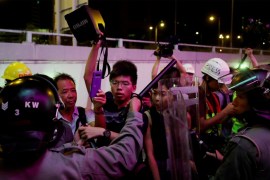 Hong Kong Pro-Democracy Protests [Tyrone Siu/Reuters] Joshua Wong