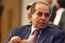 Mahmud Jibril, the former head of Libya''s Transitional council during the country''s uprising, attends the transfer of authority ceremony in the capital Tripoli. Jibril,68, the former head of the rebel