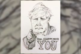 Boris Johnson sketch [Courtesy of Christine Schwobel-Patel]- DO NOT USE