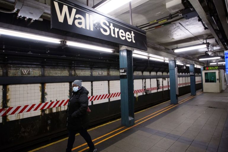 Wall Street subway