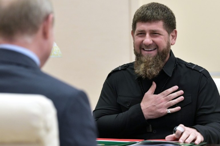 Kadyrov and Putin - reuters