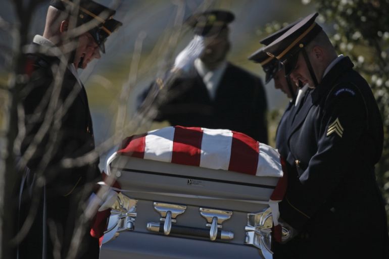 Army funeral 2005