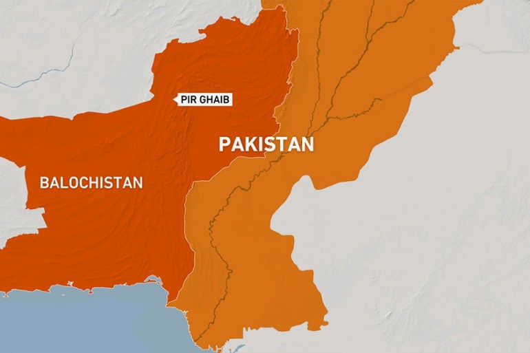 Pir Ghaib, Balochistan, Pakistan map
