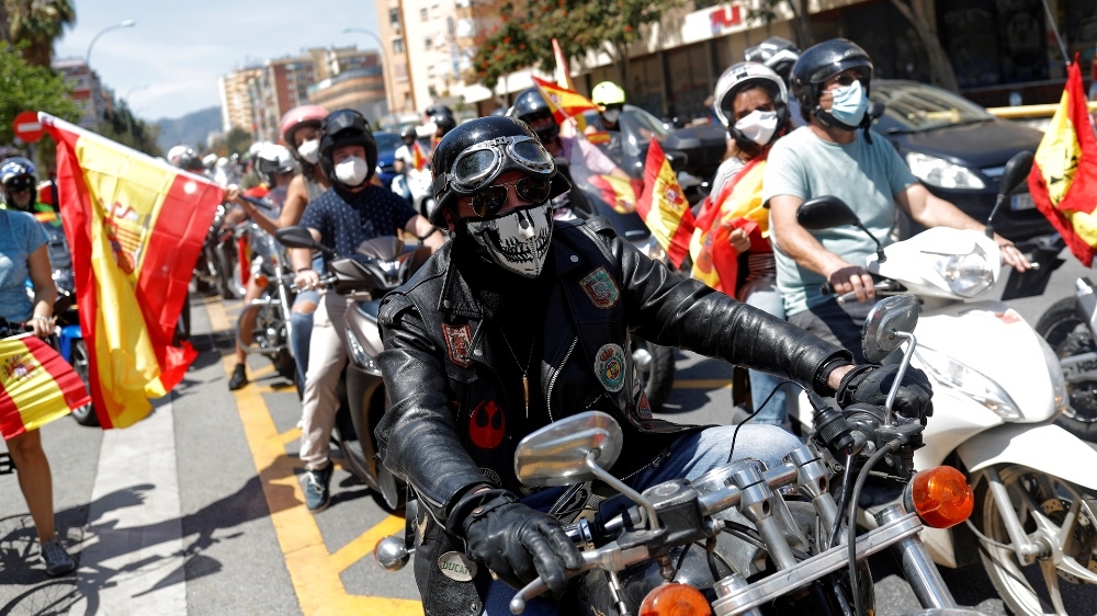 Malaga Spain protest Vox