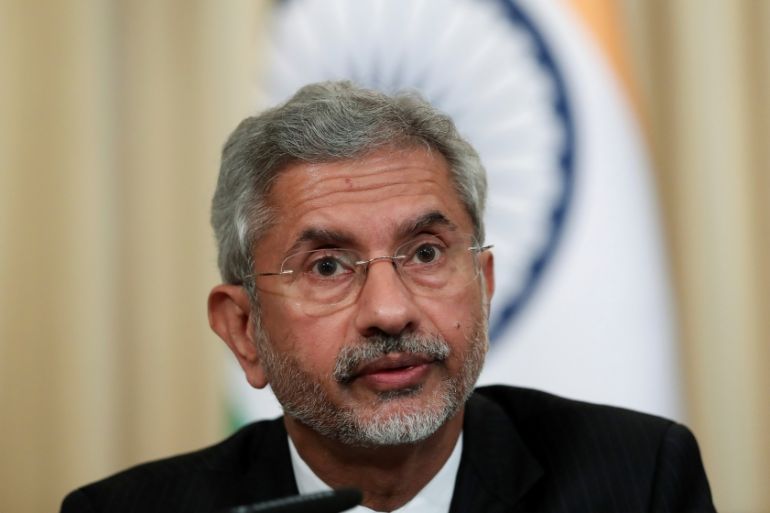 India''s Foreign Minister Subrahmanyam Jaishankar attends a news conference after a meeting with Russia''s Foreign Minister Sergei Lavrov in Moscow, Russia, August 28, 2019. REUTERS/Evgenia Novozhenina