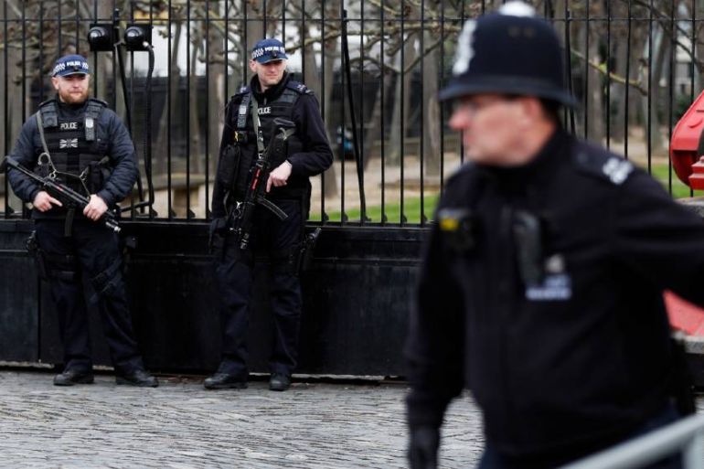 Armed police UK - reuters