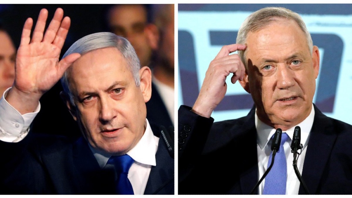 Israeli Prime Minister Netanyahu and opposition leader Gantz form an emergency unity government  News of the Israeli-Palestinian conflict