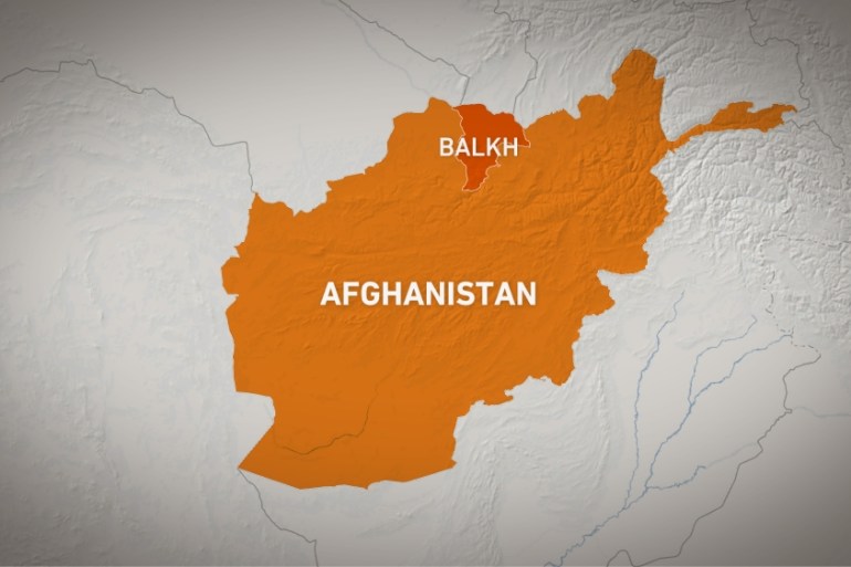 Balkh, Afghanistan map