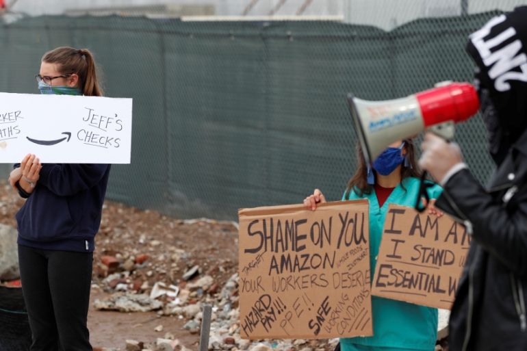 Amazon protests