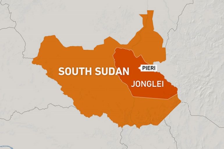South Sudan pieri map