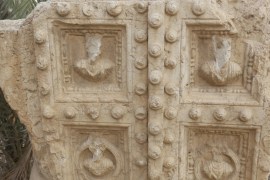Recaptured archeological site of Palmyra