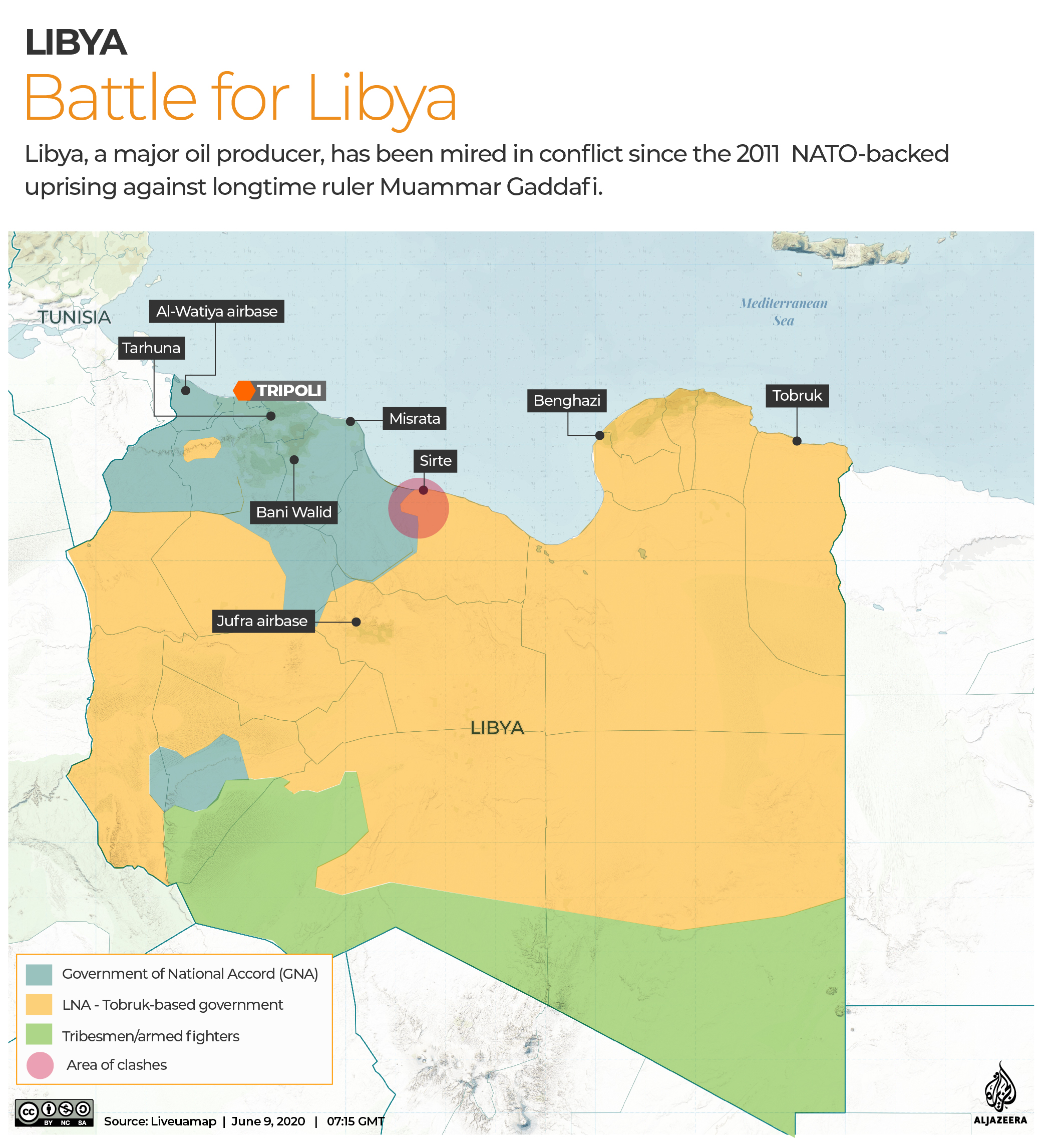 INTERACTIVE: Libya Control map - June 9, 2020 