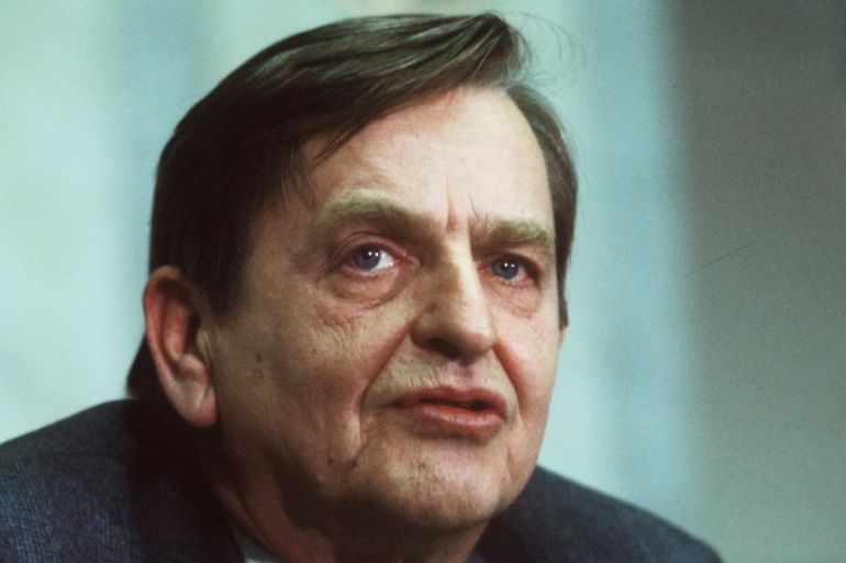 Swedish politican and Prime minister Olof Palme photographed December 12, 1983
