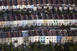 Houses, as seen from the air in Bristol, southern England [File Photo: Neil Hall/Reuters]