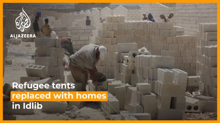Refugee tents replaced with homes in Syria’s Idlib