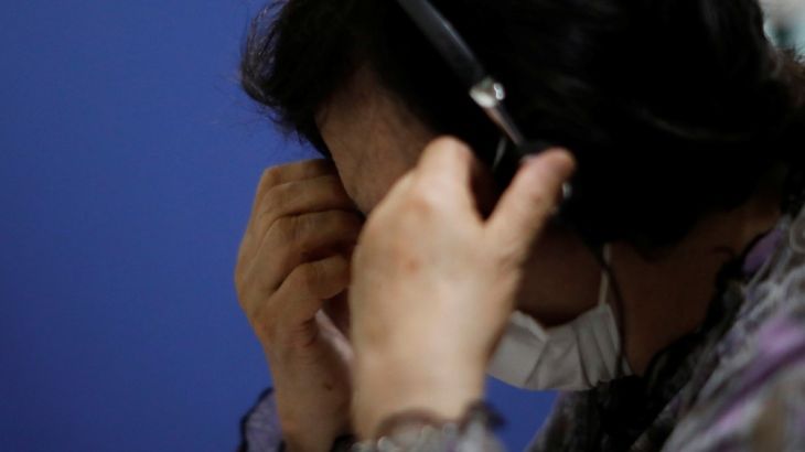 A volunteer responds an incoming call at the Tokyo Befrienders call center, a Tokyo''s suicide hotline center, during the spread of the coronavirus disease (COVID-19),