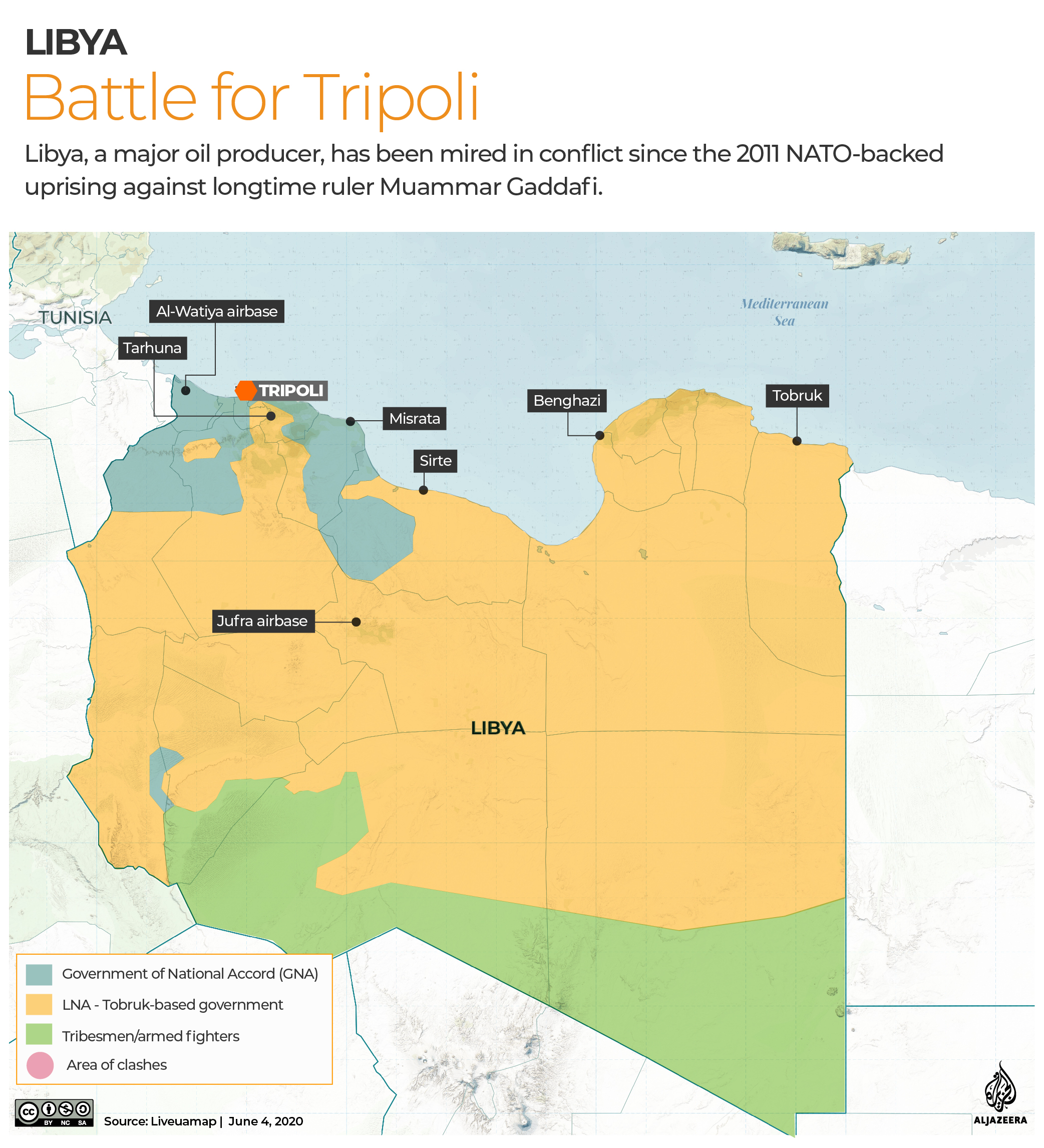 INTERACTIVE: Libya Control map - June 4, 2020