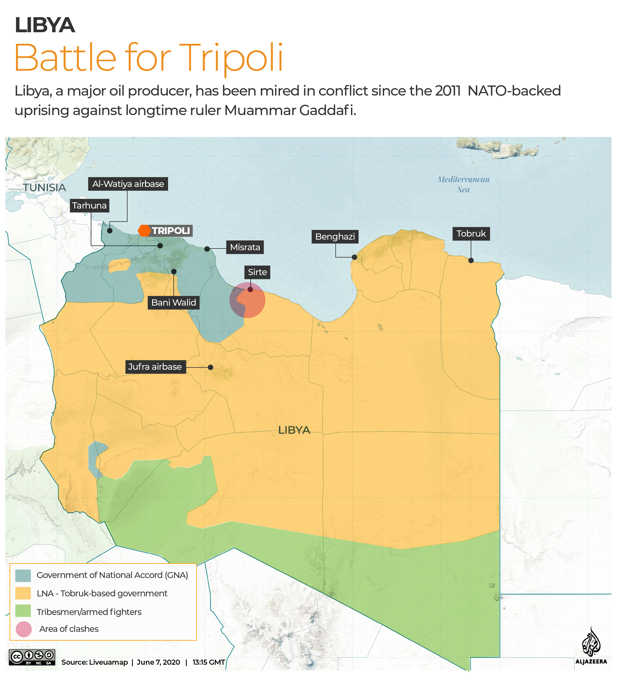 INTERACTIVE: Libya Control map - June 7, 2020 - Revised 2