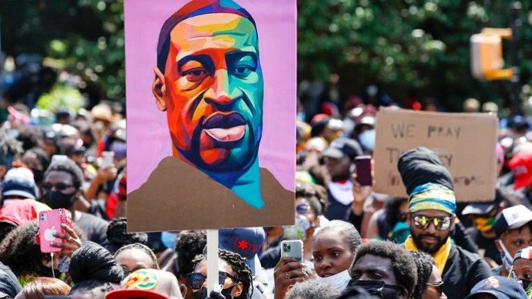 Black Lives Matter - outside image- UN headline