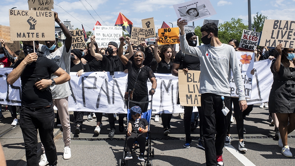 Black Lives Matter - Zurich protest blog entry