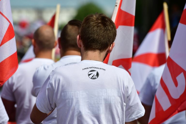 Neo-Nazis March On May Day In Erfurt