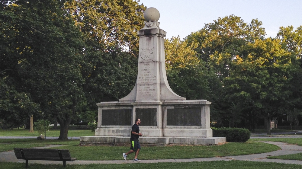 Confederate monument in Indianapolis