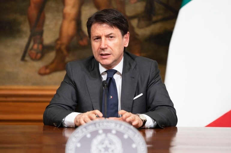 Italy Prime Minister Conte