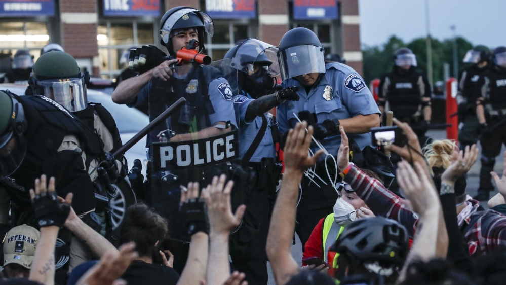 US police violence AP photo