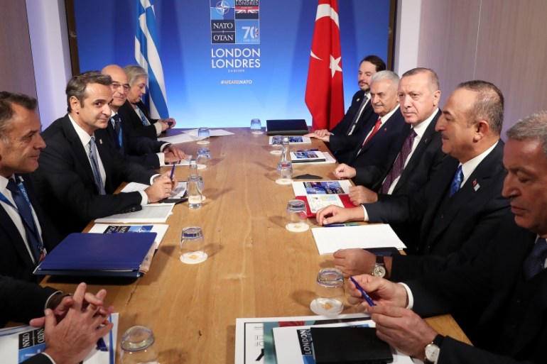 Turkish President Recep Tayyip Erdogan in London