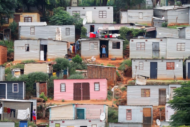 A general view of shacks during a nationwide 21 day lockdown in an attempt to contain the coronavirus disease (COVID-19) outbreak in Umlazi township near Durban