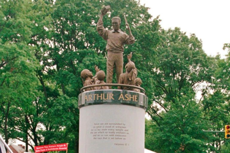 Arthur Ashe Statue