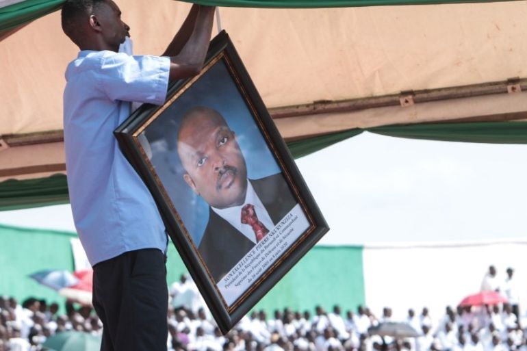 Burundi President Pierre Nkurunziza funeral