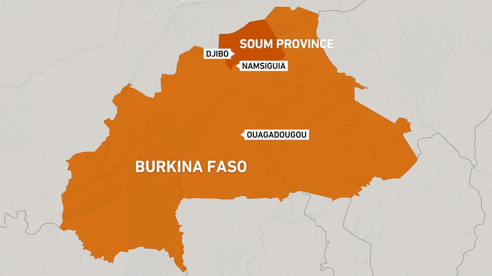 Djibo map - Burkina Faso