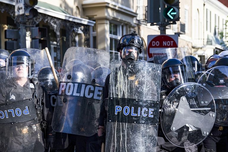outside & mega image - US protests blog - Police reform
