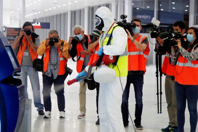 Paris Orly Airport resumes duty after a 3-month break due the coronavirus lockdown
