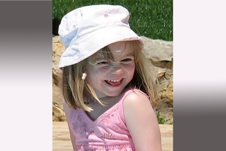 An undated handout photograph released by the Metropolitan Police in London on June 3, 2020, shows Madeleine McCann who disappeared in Praia da Luz, Portugal on May 3, 2007. German police said Wednesd