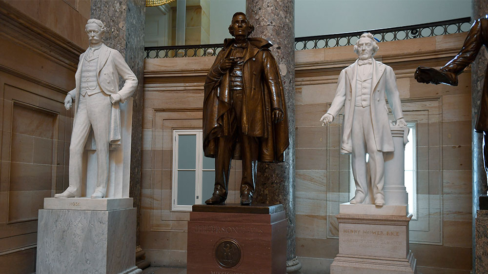 Confederate statues US Congress