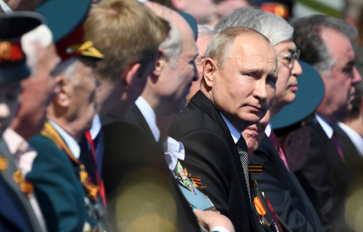 Russia''s President Vladimir Putin attends the Victory Day Parade in Red Square in Moscow, Russia, June 24, 2020. The military parade, marking the 75th anniversary of the victory over Nazi Germany in W